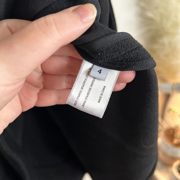 Black Proenza Schouler Pleated Wool Dress - Picture 11 of 11